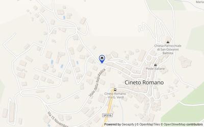 Mappa della zona: Via Lecineto n. 3/5/7, 00020, Cineto Romano, Roma
