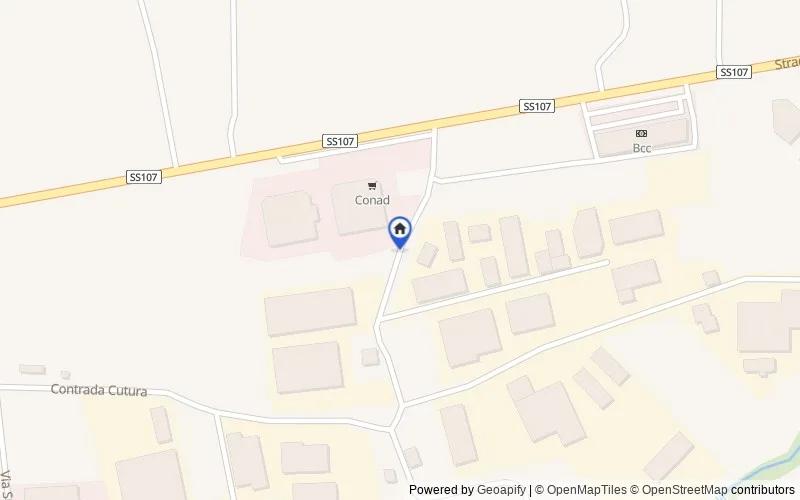 Carte du secteur : Contrada Cutura, 87036, Santo Stefano di Rogliano, Cosenza