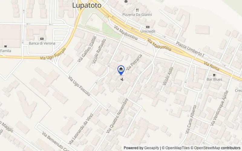 Mappa della zona: Via Francesco Petrarca n.15, 37057 San Giovanni Lupatoto VR, Italia, 37057, San Giovanni Lupatoto, Verona