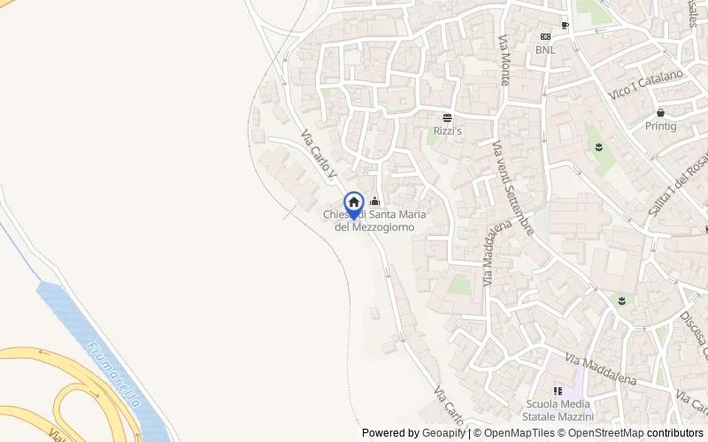 Mappa della zona: Via Carlo V, 155, 88100, Catanzaro, Catanzaro