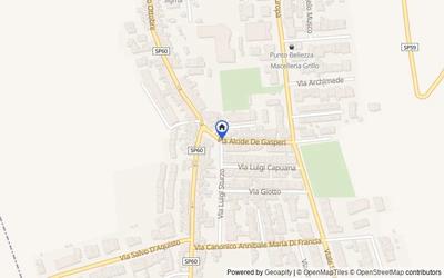 Mappa della zona: 39, 98040, Torregrotta, Messina