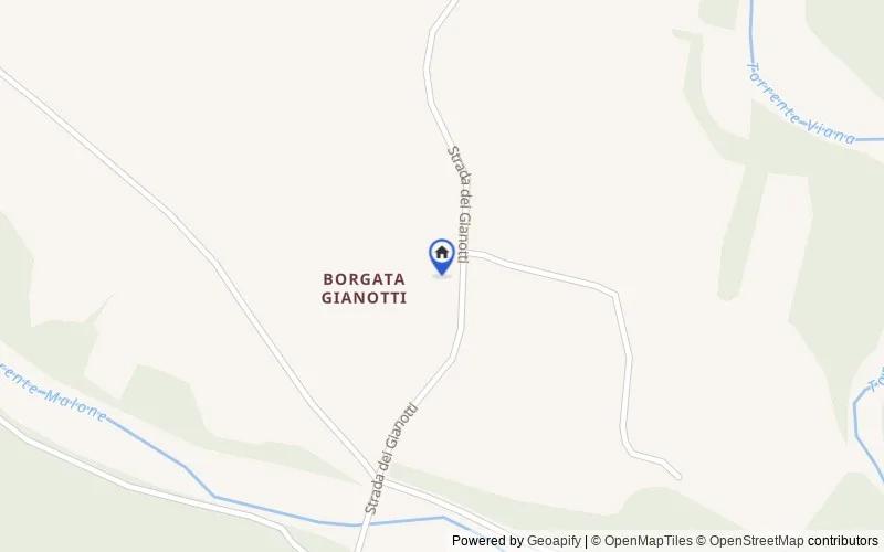 Carte du secteur : Borgata Gianotti, 16, 10070 Gianotti TO, Italia, Barbania, Torino