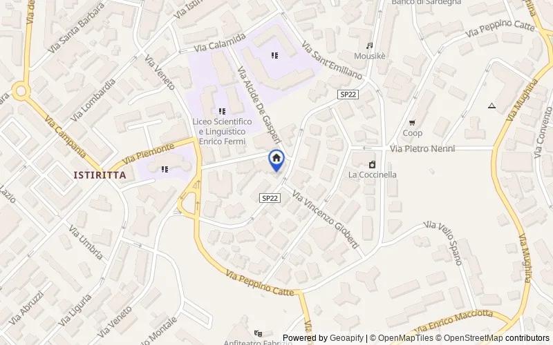 Mappa della zona: Via Antonio Gramsci, 86, 08100 Nuoro NU, Italia, 08100, Nuoro, Nuoro