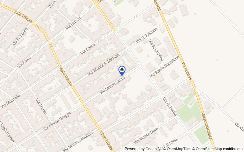 Karte der Umgebung: Via Monte Santo, 61, 73047 Monteroni di Lecce LE, Italia, 73047, Monteroni di Lecce, Lecce