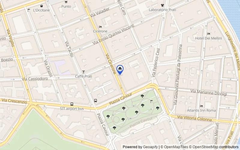Mappa della zona: Via Cicerone, 15, 00193 Roma RM, Italia, 00193, Roma, Roma