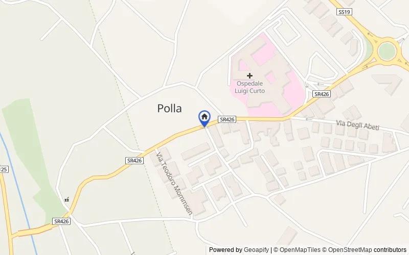 Karte der Umgebung: -, Polla, Salerno