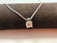RIF 19: GIROCOLLO TIPO PUNTO LUCE IN ORO BIANCO 18 KT GR...