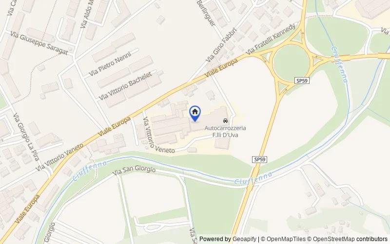 区域地图：Via Vittorio Veneto, 60/E, 52028 Terranuova Bracciolini AR, Italia, Terranuova Bracciolini, Arezzo