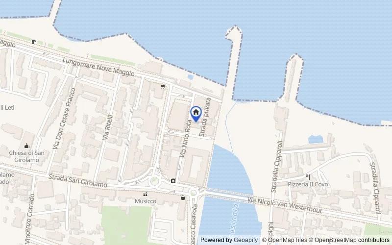 Mappa della zona: Via Nino Rota, 3, 70132 Bari BA, Italia, Bari, Bari