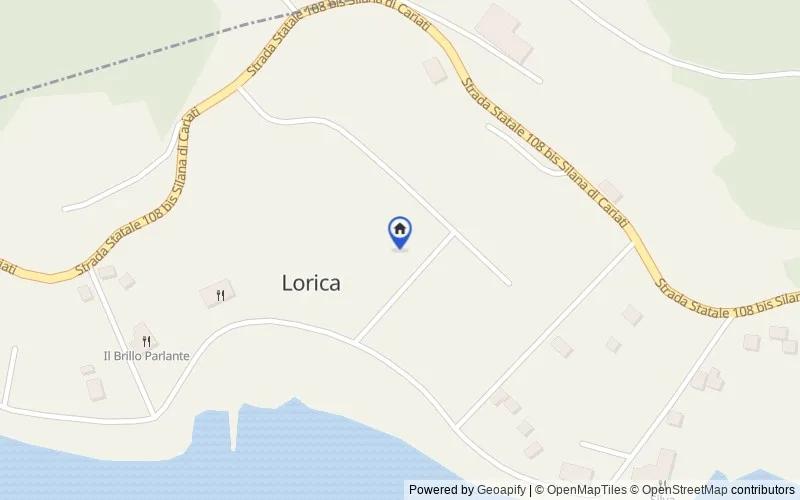 Mappa della zona: località Lorica, via della Libertà, snc, 87055, San Giovanni in Fiore, Cosenza