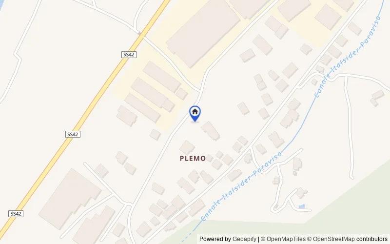 Mappa della zona: via Saletti n. 14, 25040, Esine, Brescia