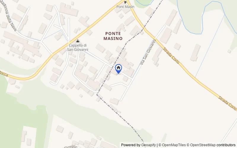 Mappa della zona: Via S. Giovanni, 21, 10070 Nole TO, Italia, Nole, Torino