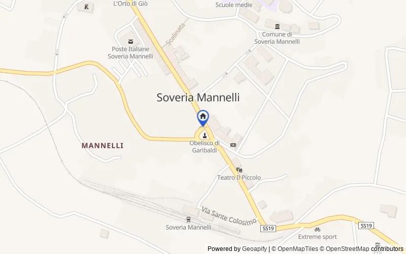 Mappa della zona: Località San Andrea, 88049, Soveria Mannelli, Catanzaro