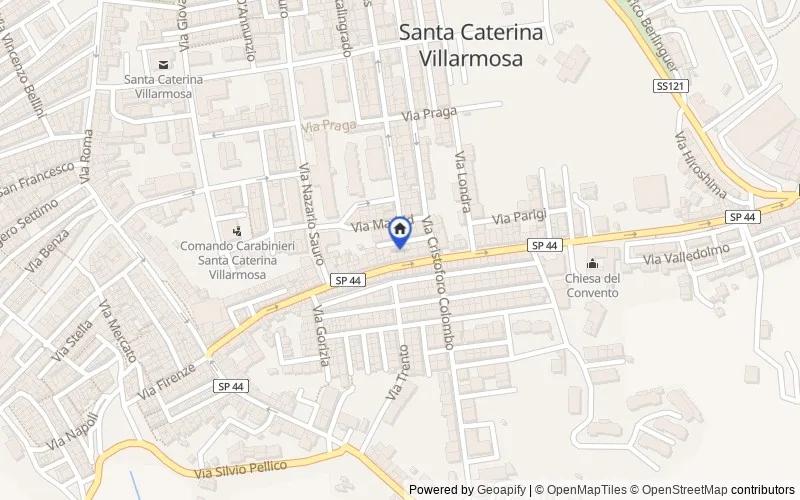 Mappa della zona: C/da Turolifi, Santa Caterina Villarmosa, Caltanissetta