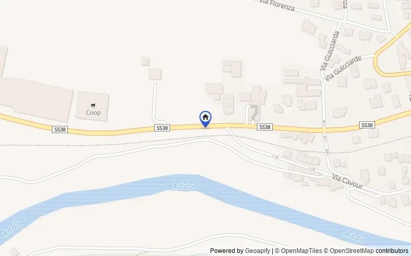Carte du secteur : Via Nazionale, 20, 23026 Ponte in Valtellina SO, Italia, 23026, Ponte in Valtellina, Sondrio