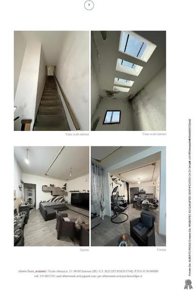 Il compendio pignorato è una casa bifamiliare sito in Lentini via Trento n. 19 identificato al Catasto Fabbricati del Comune di Lentini al foglio n. 92 particella n. 5870 sub 3 e sub  6, ubicata all’interno del centro storico di Lentini (SR).  