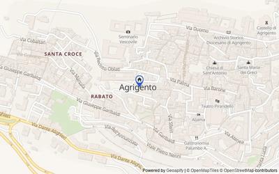 Mappa della zona: C.da Fattoria Narbone, 92100, Agrigento, Agrigento