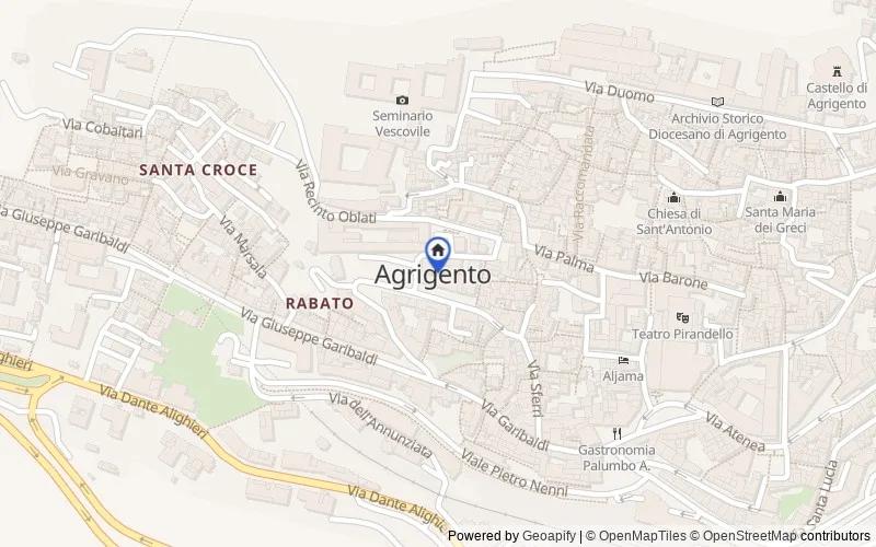 Map of the area: C.da Fattoria Narbone, 92100, Agrigento, Agrigento