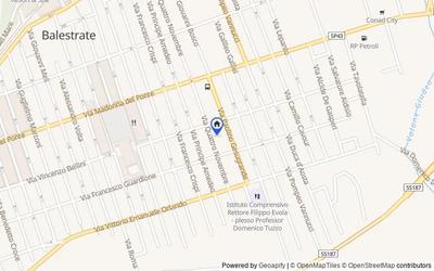 Mappa della zona: Via IV Novembre n. 87, 90041, Balestrate, Palermo