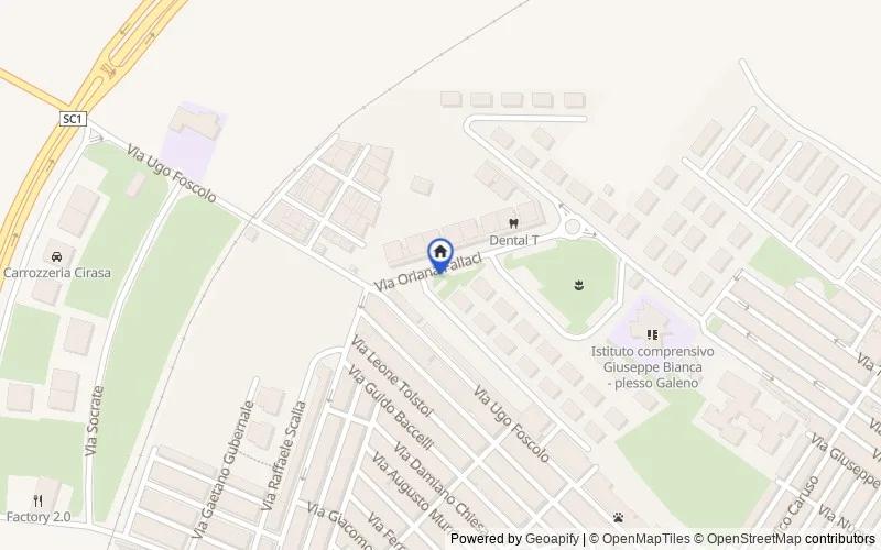 Map of the area: Via Oriana Fallaci, 96012 Avola SR, Italia, 96012, Avola, Siracusa