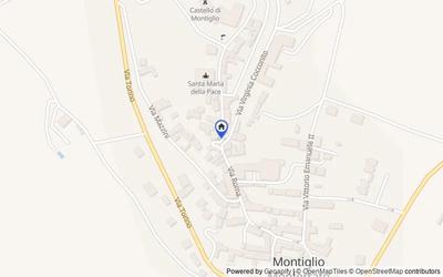 Mappa della zona: Via Roma di Rinco n. 22, 14026 Montiglio AT, Italia, Montiglio Monferrato, Asti