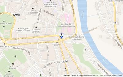 Mappa della zona: VIA CONSOLINI , 00011, Tivoli, Roma