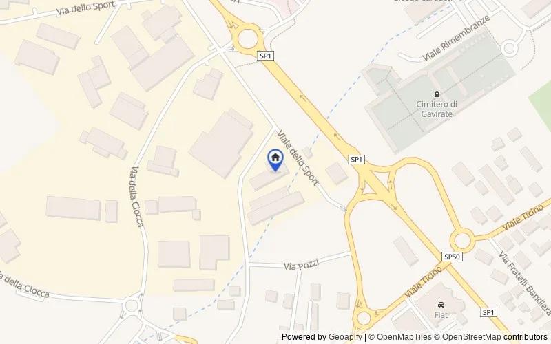 Karte der Umgebung: Viale dello Sport, 17, 21026 Gavirate VA, Italia, 21026, Gavirate, Varese