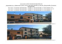 Compendio immobiliare recintato ed ubicato in Via XXV Aprile n. 28, loc. Tavernelle, Comune di Panicale (PG), comprendente alcuni immobili con corte pertinenziale della superficie catastale di 938 mq ed un lotto di terreno di natura edificabile della superficie catastale di 1300 mq classificato in parte come residenziale di completamento ed in parte come zona Residenziale di nuovo Impianto (C1); il nuovo impianto è accessibile dalla pubblica via attraverso un cancello d'ingresso pedonale ed uno carrabile.