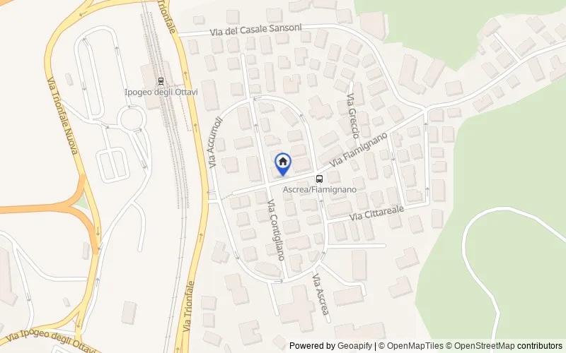 区域地图：Via Fiamignano, 15, 00135 Roma RM, Italia, 00135, Roma, Roma