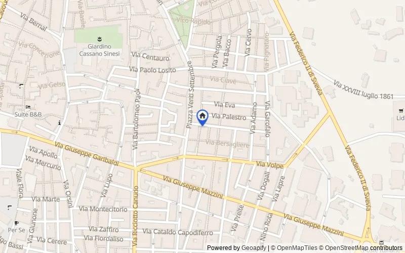 Karte der Umgebung: Via Meridiana, 22, 70023 Gioia del Colle BA, Italia, Gioia del Colle, Bari