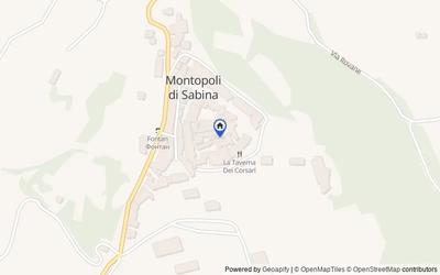 Mappa della zona: Via San Bonaventura, 15, 02034, Montopoli di Sabina, Rieti