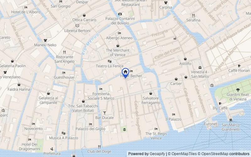 Mappa della zona: Sestiere di San Marco, 4737, Venezia, Venezia