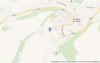 Mappa della zona: Via Borgo Nuovo, 64032 Casoli TE, Italia, 64032, Atri, Teramo