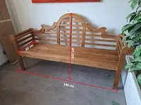 Panca in legno TEAK, dimensioni circa riportate in foto
