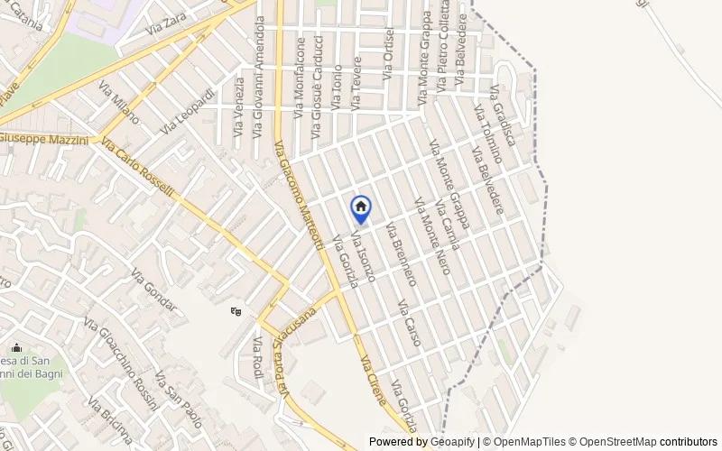 Mappa della zona: Via Rovereto, 13, 96016 Lentini SR, Italia, 96016, Lentini, Siracusa