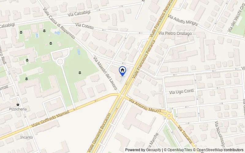 Mappa della zona: Viale Francesco Petrarca, 196, 57125 Livorno LI, Italia, Livorno, Livorno