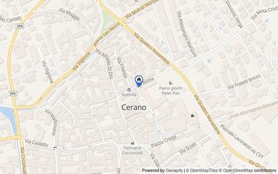 Mappa della zona: Via Roma, 11, 28065 Cerano NO, Italia, 28065, Cerano, Novara