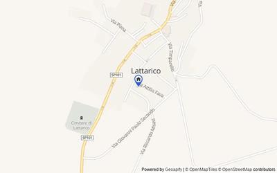 Mappa della zona: via Attilio Fava, 2, 87010, Lattarico, Cosenza