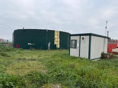 Impianto di energia a biogas inattivo a Cancello ed...
