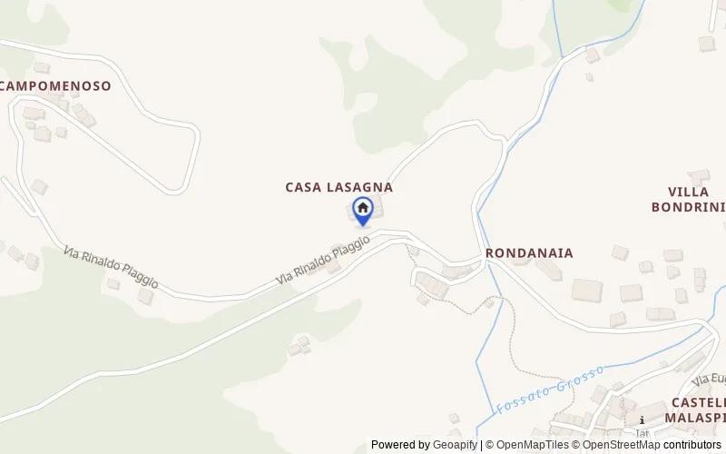 Mappa della zona: VIA RINALDO PIAGGIO 54, 16049, Santo Stefano d'Aveto, Genova