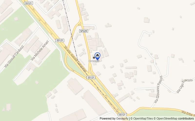 Map of the area: Via Piano Tavola, 1-5, 95045 Piano Tavola CT, Italia, Misterbianco, Catania