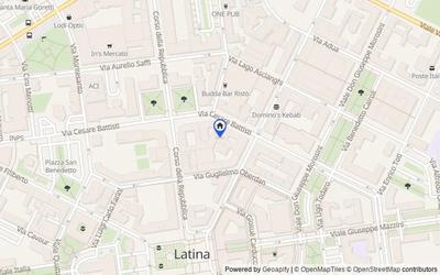 Mappa della zona: Via Cesare Battisti, 21/23, 04100 Latina LT, Italia, Latina, Latina