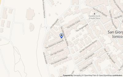 Mappa della zona: Via Giacomo Leopardi, 6, 74027 San Giorgio Ionico TA, Italia, San Giorgio Ionico, Taranto