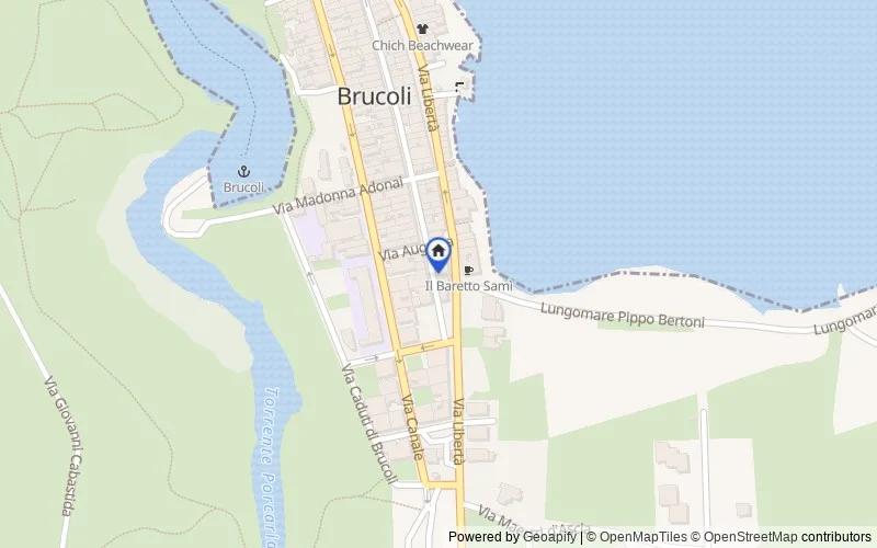 Mappa della zona: Augusta-Brucoli, Augusta, Siracusa