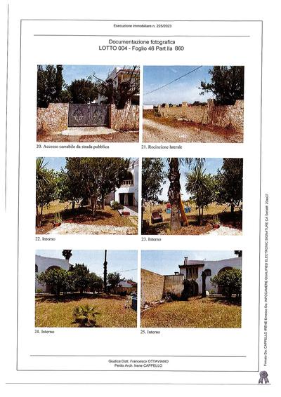 Terreno agricolo a Nardò via Capri 19, della superficie commerciale di 460,00mq per la quota di 1/2 di piena proprietà.