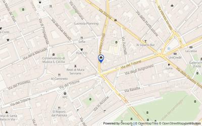 Mappa della zona: Via Francesco Crispi n. 10, 00187, Roma, Roma