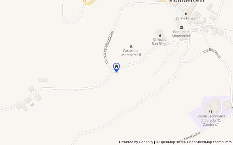 Map of the area: Via Umberto I, 23, 14047 Mombercelli AT, Italia, Mombercelli, Asti