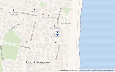 Mappa della zona: Lido di Pomposa, Via Monte Penegal, Comacchio, Ferrara