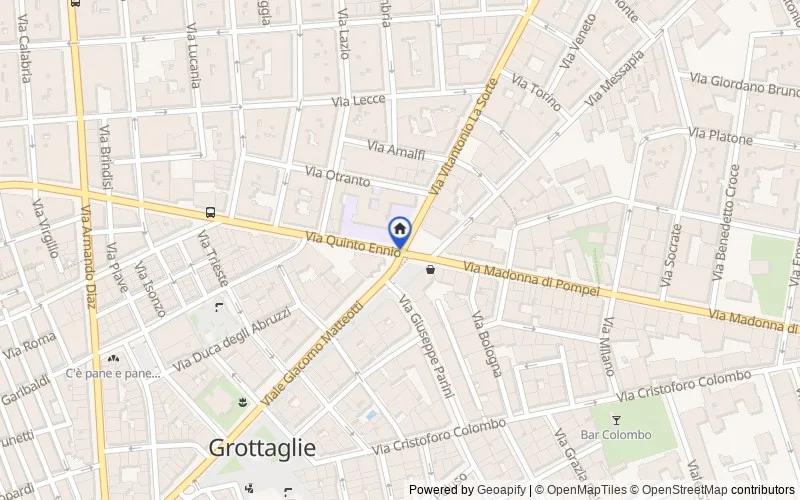 区域地图：c.da Caprarica, 74023, Grottaglie, Taranto