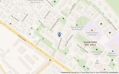 Mappa della zona: Via Favonio, 44, 09126 Cagliari CA, Italia, Cagliari, Cagliari
